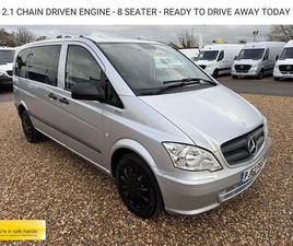 MERCEDES VITO MINIBUS MERCEDES-BENZ VITO 2.1 110 CDI BLUEEFFICIENCY SHUTTLE MINIBUS 5DR DIESEL MANUAL L1 (198 G/KM, 95 BHP)