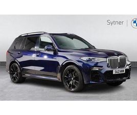 BMW X7 XDRIVE30D BMW X7 XDRIVE40D M SPORT 3.0 5DR