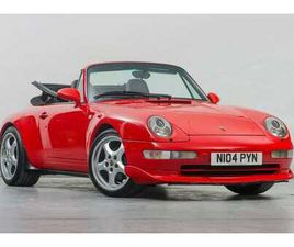 PORSCHE 911 CABRIOLET 993 CARRERA 2 1995 PORSCHE 911 (993) CARRERA 2 CABRIOLET