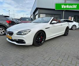 BMW 6-SERIE CABRIO - 640I HIGH EXECUTIVE NAVI LEDER 63000 KM