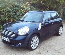 2013 (63) - 1.6 COOPER D ALL4 5DR BLUE 45K MILES FSH YEARS MOT WARRANTY