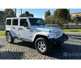 JEEP WRANGLER 2.8 CRD SAHARA AUTOMATICA NO VINC FI