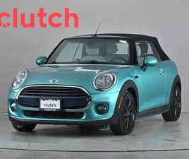 2018 MINI CONVERTIBLE COOPER W/ HEATED FRONT SEATS, A/C, CRUISE