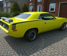 PLYMOUTH CUDA 1974 PLYMOUTH CUDA 360 LOW MILEAGE LEMON TWIST!
