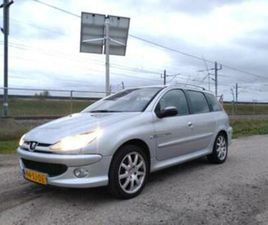 PEUGEOT 206 SW PEUGEOT 206 1.6 16V SW 2006 GRIJS AIRCO TREKHAAK — PEUGEOT — MARKTPLAATS