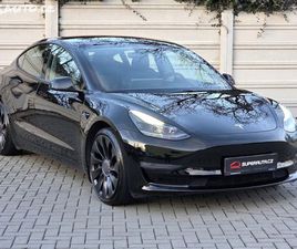 TESLA MODEL 3 PERFORMANCE TESLA MODEL 3 PERFORMANCE 377KW/82KWH 1.MAJ