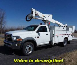 42' BUCKET TRUCK 2012 DODGE RAM 5500 ALTEC AT37G BOOM LIFT NO RUST!