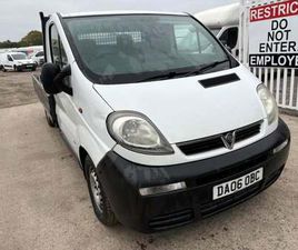 2006 VAUXHALL VIVARO VIVARO LOWFLOOR CDTI 100 FLATBED DIESEL MANUAL