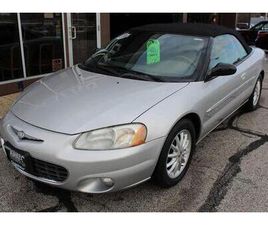 CHRYSLER SEBRING CABRIOLET 2001 CHRYSLER SEBRING LXI 2DR CONVERTIBLE