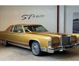 LINCOLN CONTINENTAL LINCOLN CONTINENTAL TOWN COUPÉ