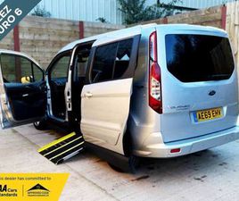 2019 FORD GRAND TOURNEO CONNECT 3 SEAT SIDE ENTRY PASSENGER UP FRONT WHEELCHAIR ACCESSIBLE VEHICL...