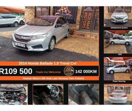 HONDA BALLADE 2014 HONDA BALLADE 1.5 TREND AUTO