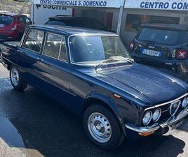 ALFA ROMEO GIULIA NUOVA SUPER GIULIA NUOVA SUPER 1973 – AUTO STORICA PERFETTA