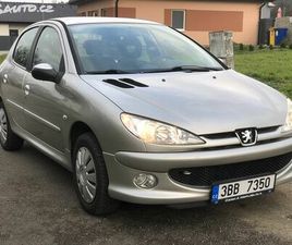 PEUGEOT 206 PEUGEOT 206 1,4 16V SERVISOVANÝ VŮZ