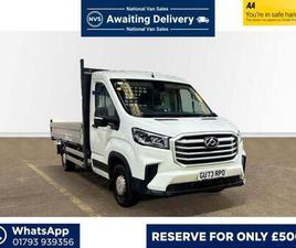 MAXUS DELIVER 9 2023 MAXUS DELIVER 9 RWD 2.0 D20 150 LWB TIPPER CHASSIS CAB DIESEL MANUAL