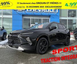 CHEVROLET BLAZER AWD / 2LT+ / BLACK EDITION SPORT / 3.99% D'IN