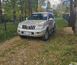 TOYOTA PRADO TOYOTA LAND CRUISER, CENA 7 650 €. PARDOT TOYOTA LAND CRUISER PRADO 120 LABA STAVOKLI. TEHNISKA - SLUDINĀJUMI