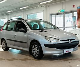 PEUGEOT 206 SW SW X LINE 1,4 / SUOMI-AUTO / HUOLTOKIRJA / KAHDET RENKAAT / LOHKOLÄMMITIN /