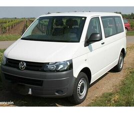 VOLKSWAGEN TRANSPORTER T5 RARE T5 TDI 140 CV 09 PLACES TRÈS PEU KILOMÉTRÉ CARNET VW À JOUR. IDÉAL POUR PROJET AMÉNAGEMENT