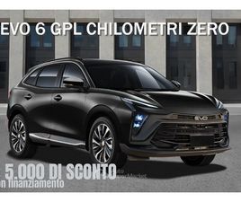 EVO 6 1.5 TURBO BI-FUEL GPL LIMITED KM ZERO