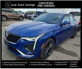 USED 2021 CADILLAC CT4 SPORT AWD, BOSE, LEATHER, SUNROOF, MASSAGE SEATS!