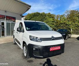 PRIX FIN D'ANNÉE 9490 AU LIEU 10490 / CITROEN BERLINGO (3) 1.6 BLUEHDI 100 CH / 2019 / 1°MAIN / 3 PLACES / CLIM / BLUETOOTH / AIDE DE PARKING / TVA RECUPERABLE 