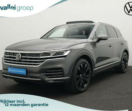 VOLKSWAGEN TOUAREG VOLKSWAGEN TOUAREG ELEGANCE 3.0 TSI 381 PK TIPTRONIC EHYBRID 4MOTION | PANORAMADAK | PUGLIA LEDER | GEHEUGENSTOELEN | RONDOMZICHT CAMERA | STOELVENTILATIE