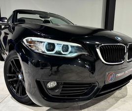 BMW 218I 136CV CABRIO NAVI PRO BI-XENONS LED CRUISE CLIM+