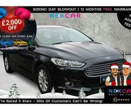 FORD MONDEO 1.5T ECOBOOST ZETEC ESTATE 5DR PETROL MANUAL EURO 6 (START/STOP) (160 PS)