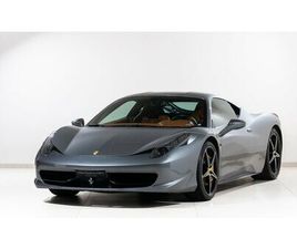 FERRARI 458 ITALIA 2012 FERRARI 458 ITALIA GRIGIO AUTOMATIQUE CONDUITE À GAU...