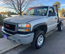 GMC SIERRA 3500 REGULAR CAB 2005 GMC SIERRA 3500 FLATBED 4X4 FLATBED 496CI BIG BLOCK V8