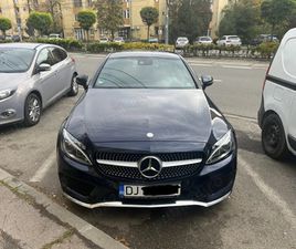 MERCEDES CLASSE C C 180 VAND(SCHIMB CU SUV) MERCEDES C180 COUPE 1.6I EURO6 AUT AMG EXT ȘI INT 78000KM
