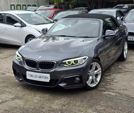 BMW 2 SERIES CABRIOLET 218 2.0 218D M SPORT EURO 6 (START/STOP) 2DR