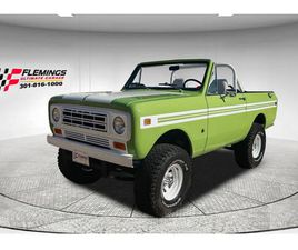 INTERNATIONAL HARVESTER SCOUT 1976 INTERNATIONAL SCOUT 4X4