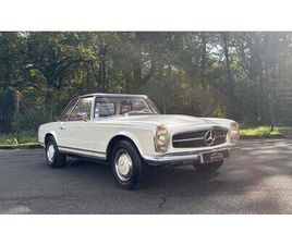 1969 MERCEDES SL CLASS BLANC MANUEL, 4 VITESSES CONDUITE...