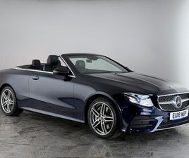 2018 (18) - 3.0 E400 V6 AMG LINE (PREMIUM PLUS) CABRIOLET G-TRONIC+ 4MATIC EURO 6 (START/STOP) 2-DOOR