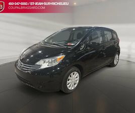 NISSAN VERSA NOTE SV + JAMAIS ACCIDENTÉ + 30 257KM
