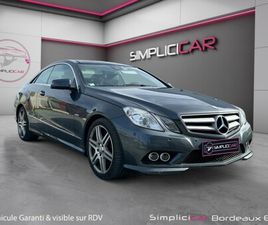 MERCEDES CLASSE E COUPE 350 CDI BLUEEFFICIENCY EXECUTIVE A TOIT PANORAMIQUE CLIM SIÈGES ÉLECTRIQUE GPS BLUETOOTH