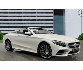 MERCEDES CLASSE S CABRIOLET 2018 MERCEDES-BENZ S CLASS CABRIOLET S560 AMG LINE PREMIUM 2DR AUTO