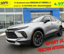 CHEVROLET BLAZER AWD / 2LT+ / BLACK EDITION SPORT/ 3.99% D'IN