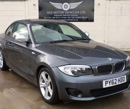BMW SERIE 1 COUPE 118 2013 BMW 1 SERIES 2.0TD 118D EXCLUSIVE EDITION COUPE