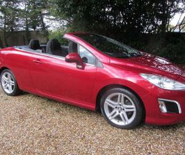 PEUGEOT 308 CC 2012 PEUGEOT 308 1.6CC. THP 'ACTIVE' CONVERTIBLE. CONVERTIBLE PETROL MANUAL