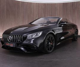 MERCEDES-BENZ S-KLASSE CABRIO - S63 AMG 612PK 4MATIC+ PREMIUM PLUS |DEALER ONDERHOUDEN|BURMESTER HIGH-END|KERAMISCH|MASSAG