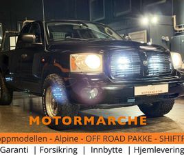 DODGE DAKOTA 3.7L 213HK V6 CLUB CAB LARAMIE 5 SETER AUTOMAT 4×4 ++