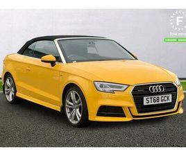 AUDI A3 CABRIO 2018 - 2.0 TFSI QUATTRO S LINE 2DR S TRONIC