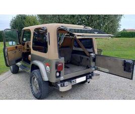 JEEP WRANGLER CONVERTIBLE 1988 JEEP WRANGLER CONVERTIBLE VERDE SCURO MANUEL, 5 VITE...