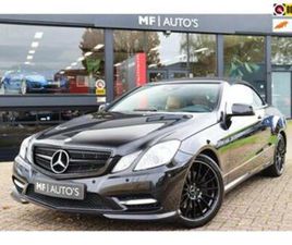 MERCEDES CLASSE E CABRIOLET E 200 MERCEDES-BENZ E-KLASSE CABRIO 200 CGI AVANTGARDE AMG|LEDER|N — MERCEDES-BENZ — MARKTPLAATS