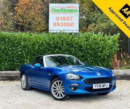 FIAT 124 SPIDER 2018 FIAT 124 1.4 MULTIAIR 124 SPIDER LUSSO