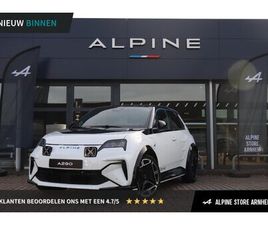 ALPINE A290 ALPINE A290 - GTS PREMIERE EDITION 52 KWH | DEMO 02-26 BESCHIKBAAR | BETA | DEVIALET AUDIO | STOEL & STU