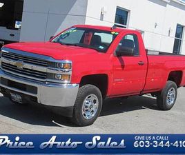 CHEVROLET SILVERADO 2500HD REGULAR CAB 2017 CHEVROLET SILVERADO 2500HD WORK TRUCK 4X2 2DR REGULAR CAB LB